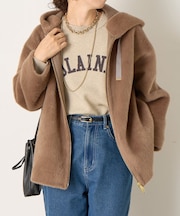 エコファーフードジャケット