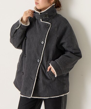 デニムボアコート