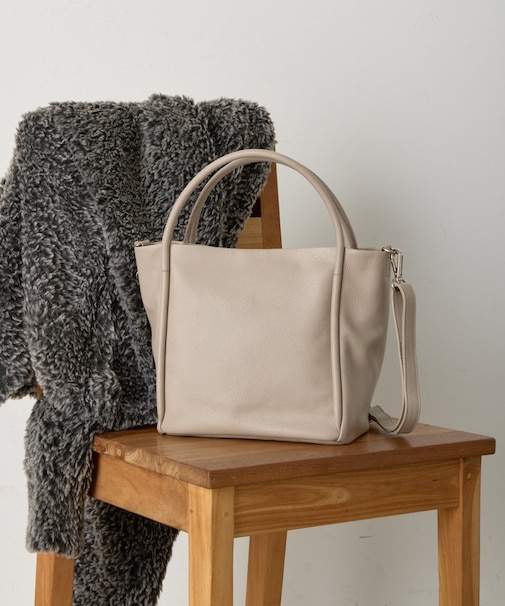 本革ポケットミニバッグ