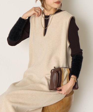 レザーパイピングジャンスカ