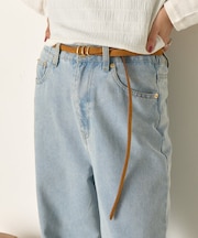 3連バックルスエードベルト