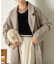 ウール混ロングコート