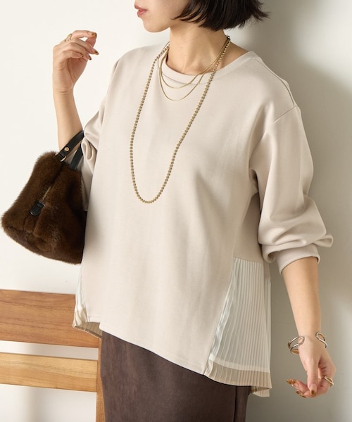 6(ROKU)＞バックスリット サーマル プルオーバー｜ユナイテッド