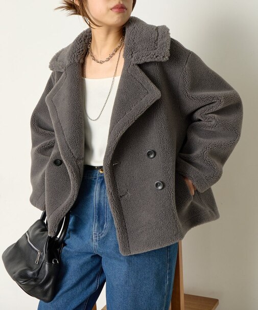 ボアダブルジャケット