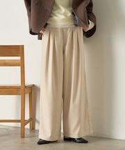 2タックワイドパンツ