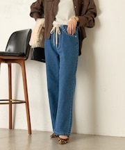 ストレートコードデニムパンツ