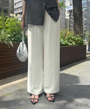 【高レビュー多数！ベストセラー】【2サイズ展開】トロミイージーパンツ