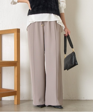 【2サイズ展開/WEB限定カラー有】トロミイージーパンツ