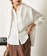 バックダブルタックシャツ