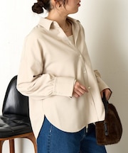 バックダブルタックシャツ