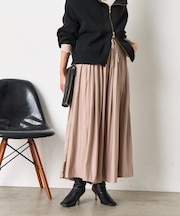 【体系カバー/楽チン】ウエストギャザースカーチョ