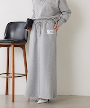 【あったか裏起毛】イージースエットロゴスカート