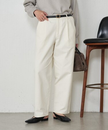 【キレイ目カジュアル】ストレートチノパンツ