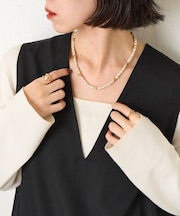 ミックスパールネックレス