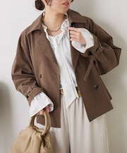 ショートトレンチジャケット