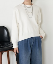 バックラインボックスニット　