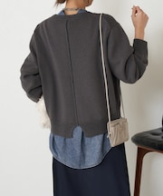 バックラインボックスニット　