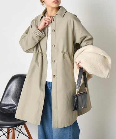 ウエストギャザーコート