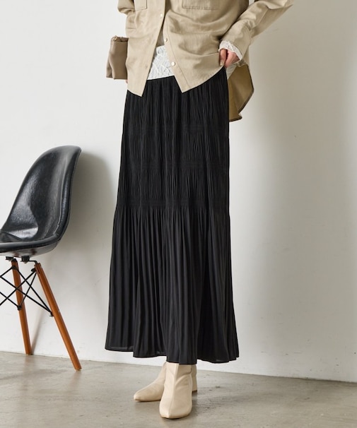 【動きで魅せる】ランダムプリーツスカート