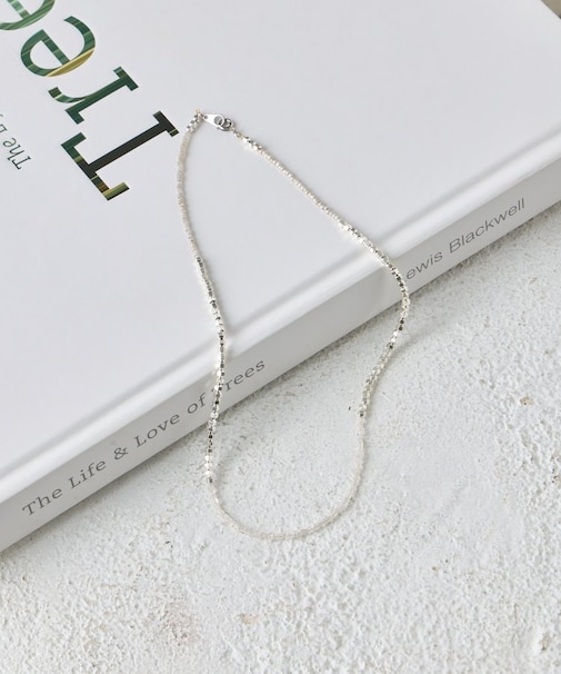 ミックスクオーツネックレス