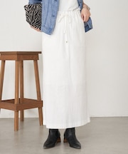 【ウエストゴム】ウエストテープメンスカート