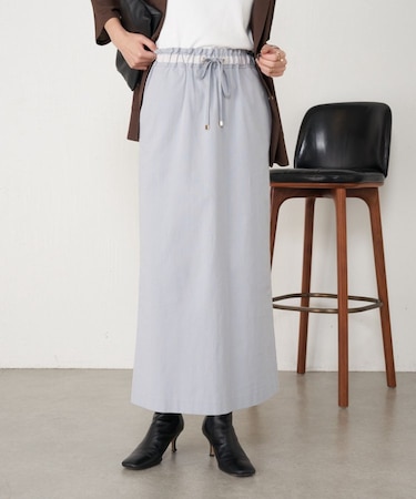 【ウエストゴム】ウエストテープメンスカート