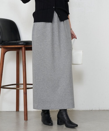 【伸縮性抜群◎】ボンディングIラインスカート