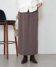 【伸縮性抜群◎】ボンディングIラインスカート