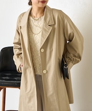 【軽量/体系カバー】バックタックチェスターコート