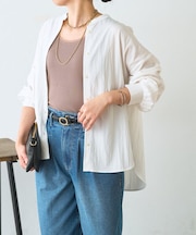 【大人気リバイバル】後ろヨークラッフルシャツ