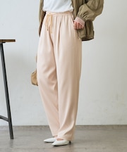 【楽なのに、きれい】イージーテーパードパンツ