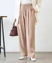 【楽なのに、きれい】イージーテーパードパンツ