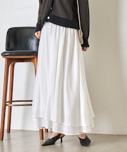 【軽やかティアード】ヨウリュウティアードスカート