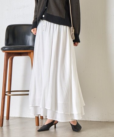 【軽やかティアード】ヨウリュウティアードスカート