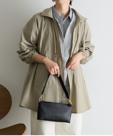 【フード取り外し可能】ウエストシャーリングジャケット