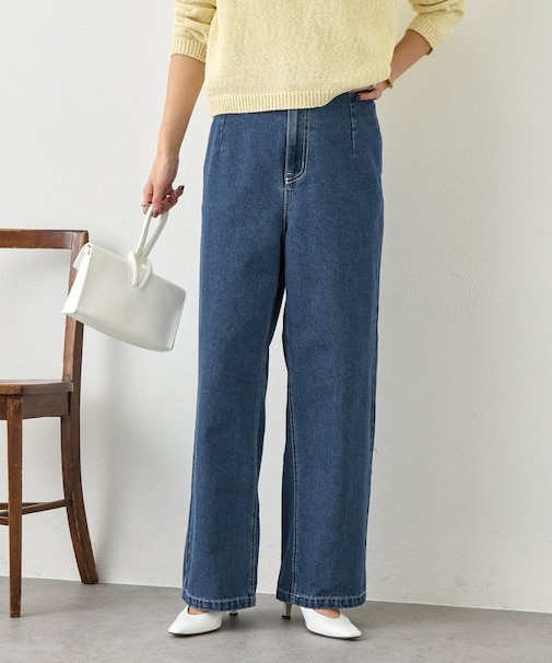 ソフトバギーデニムパンツ