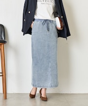 ストレッチデニムスカート