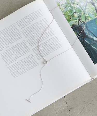 スクエアパーツネックレス