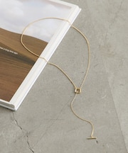 スクエアパーツネックレス