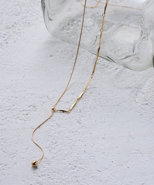 ナローロングスライドネックレス