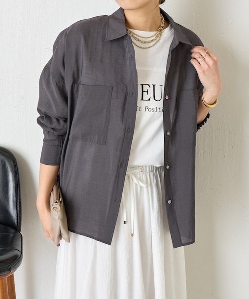 【WEB限定カラー/リバイバル】バックシャーリングシャツ