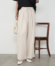 【大人カジュアルに決まる】テンセルリネンカーゴパンツ