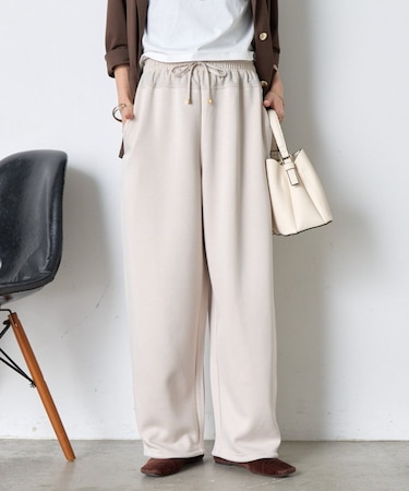 ウエスト切替配色パンツ