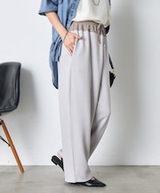 ウエスト切替配色パンツ