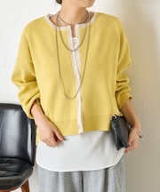 シアーラインスポンジカーディガン