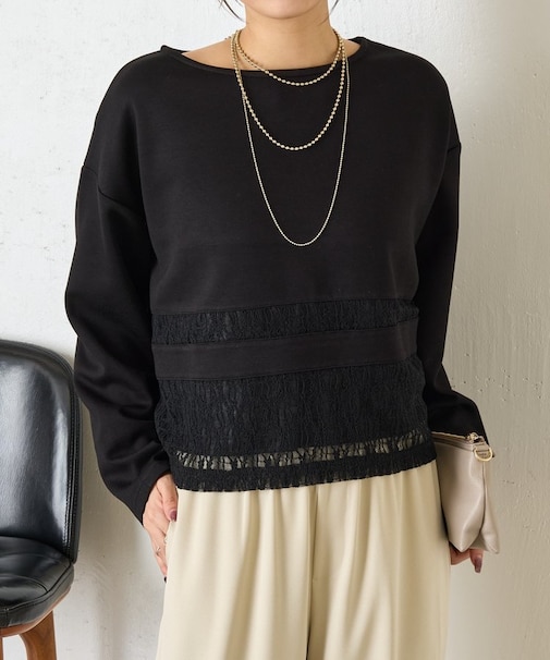 レース切替プルオーバー