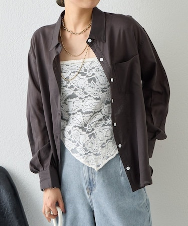 リラックスシアーシャツ