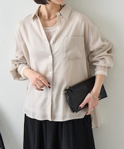 リラックスシアーシャツ