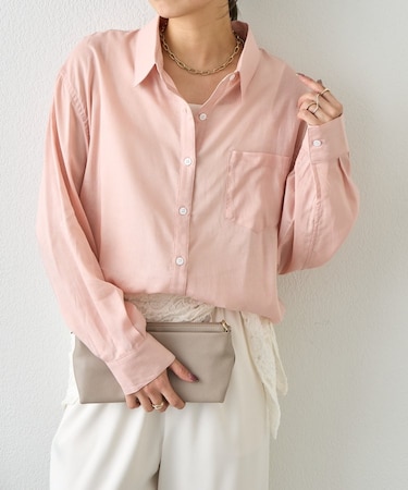 リラックスシアーシャツ