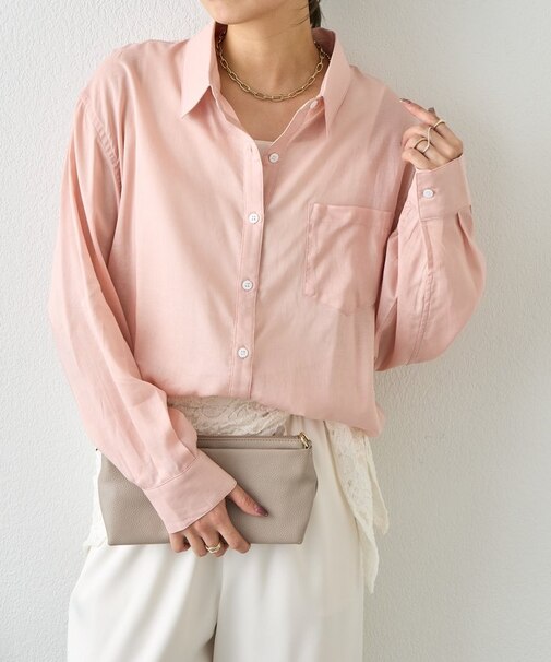 リラックスシアーシャツ